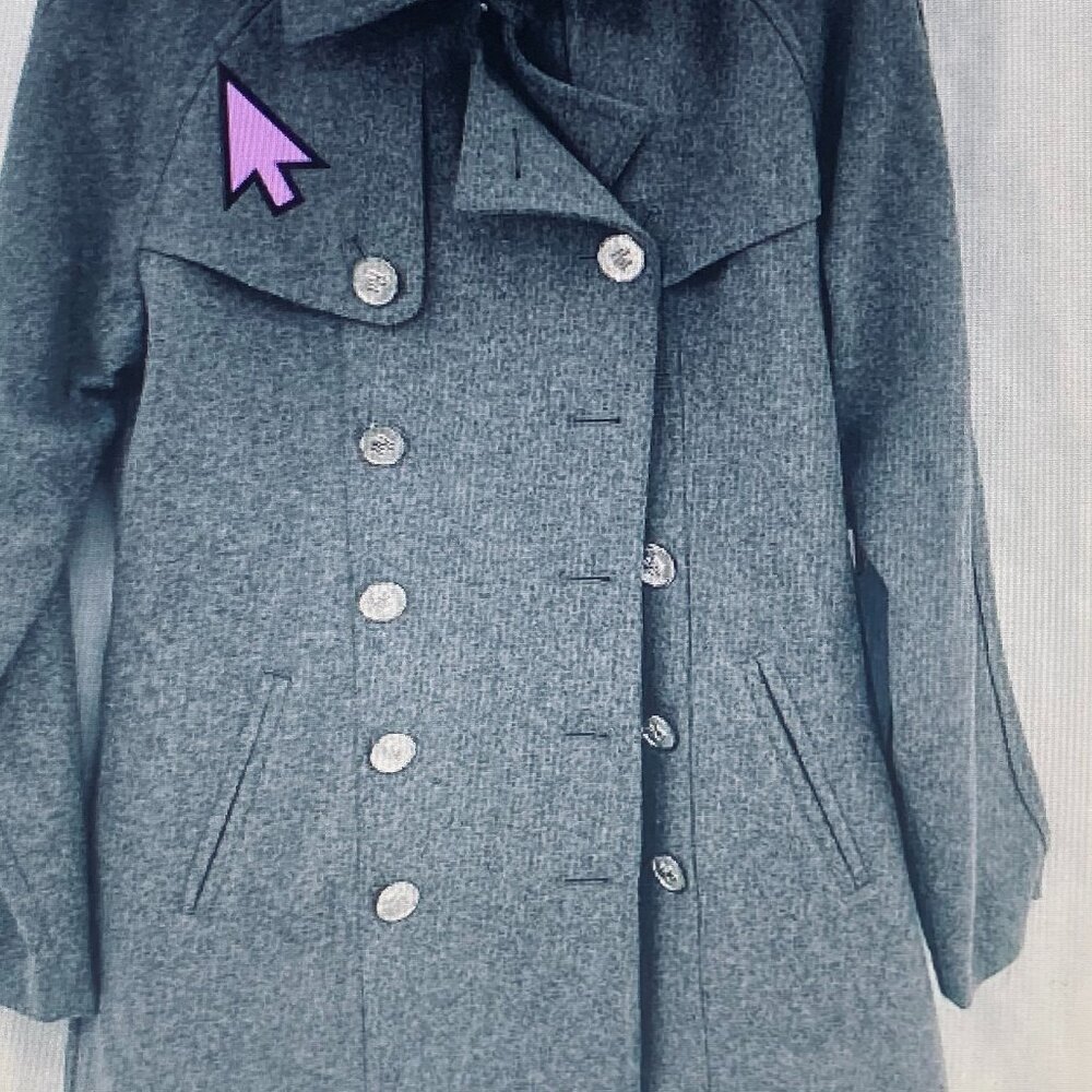 NWT Rocawear Gray Wool\Polyester Coat